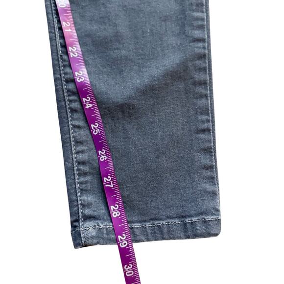 Democracy Pants Jeans Women's Sz 14 Gray AbSolution Skinny Ankle Ab Solution - Picture 10 of 13